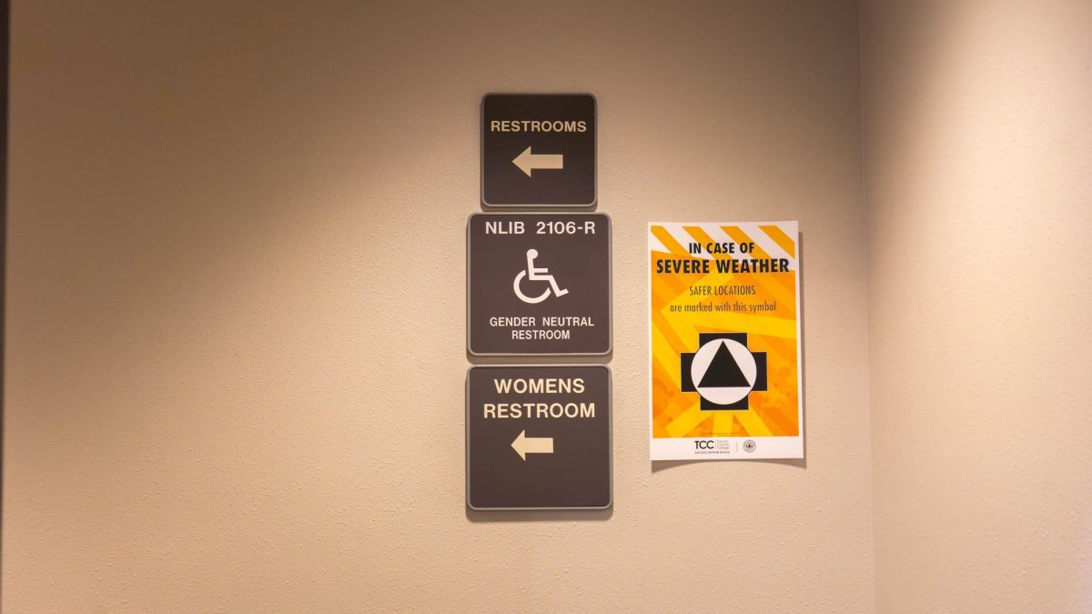 Gender Neutral Restroom in NE library restroom.