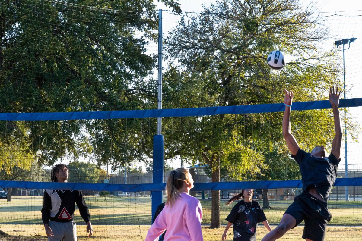 NE intramural sand volleyball event gave students the opportunity to challenge each other on the court. Participation for these events have decreased in recent years.