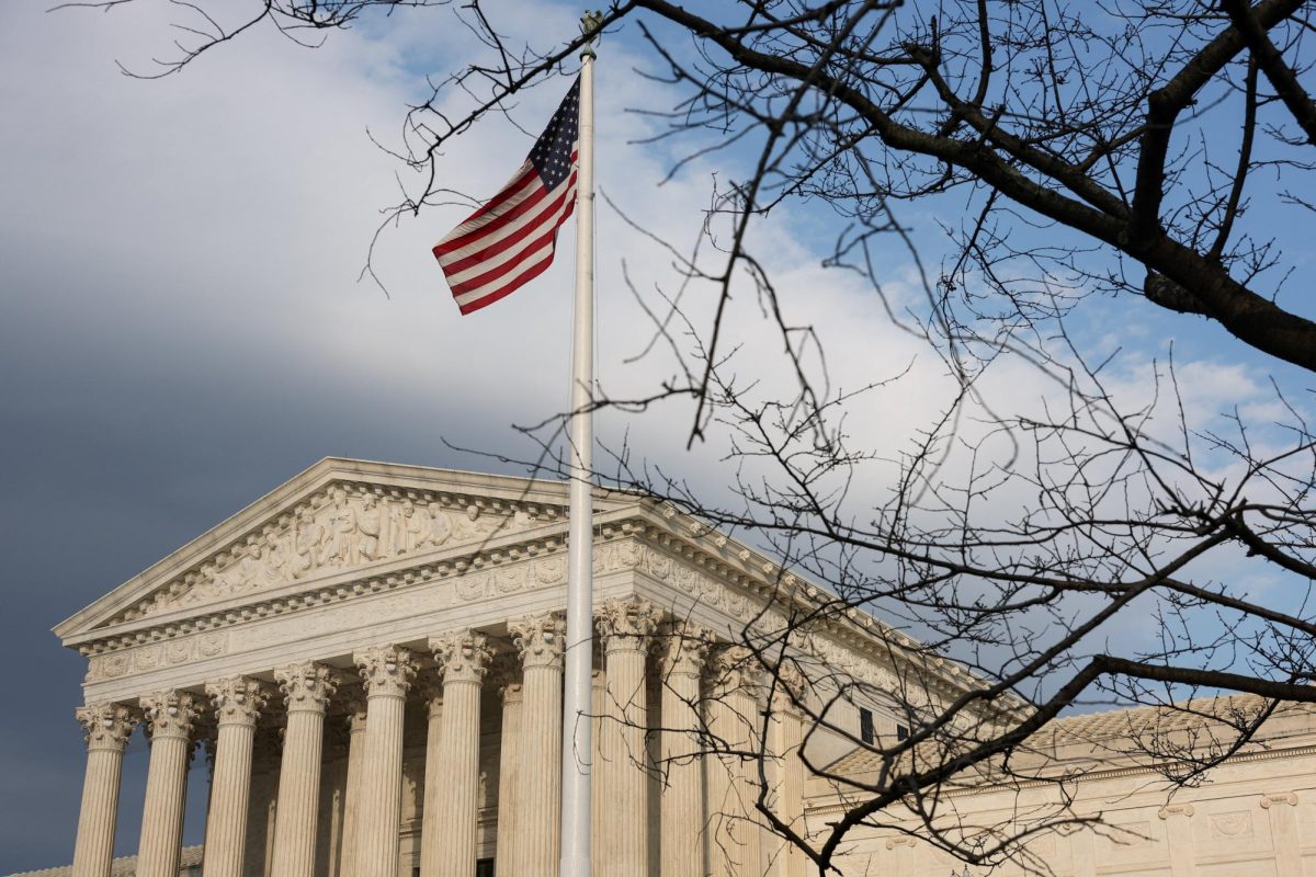 An American flag flies outside the U.S. Supreme Court in Washington, D.C., U.S., February 25, 2026. REUTERS/Kylie Cooper