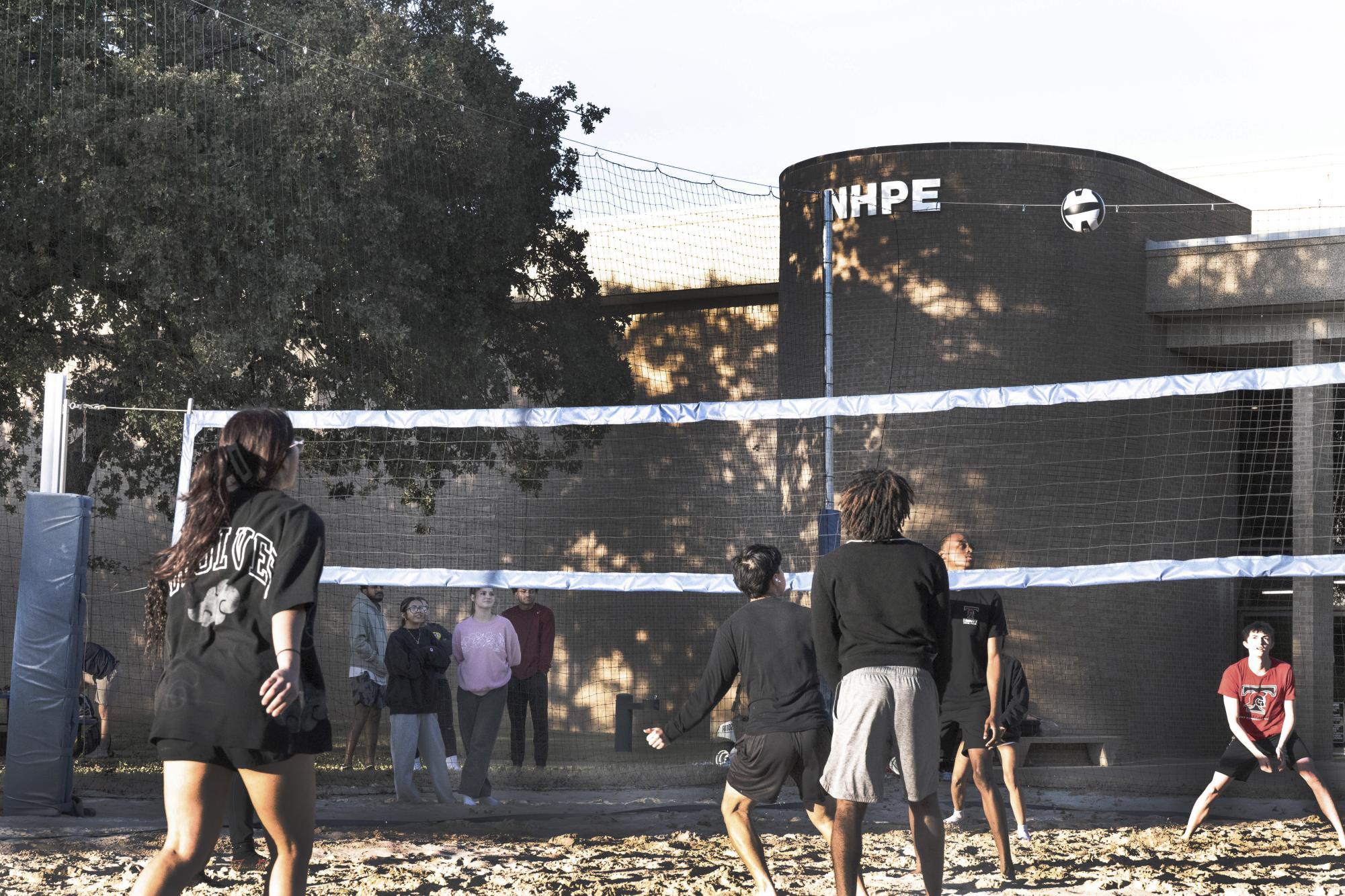 NE intramural sand volleyball event gave students the opportunity to challenge each other on the court. Participation for these events have decreased in recent years.