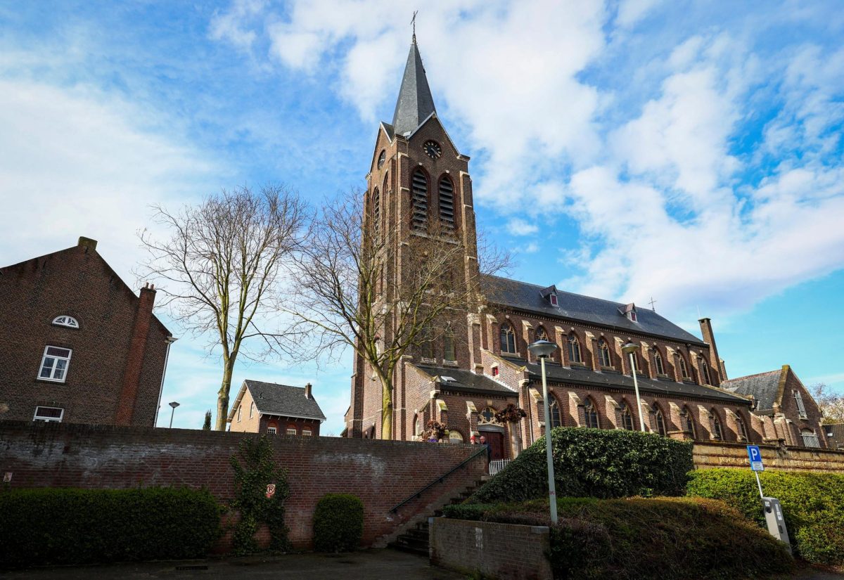 Exterior of the Peter and Paul Church (Petrus en Pauluskerk) in Maastricht, where archaeologists believe they may have uncovered the skeletal remains of Charles de Batz de Castelmore, known as d'Artagnan, leader of King Louis XIV’s musketeers, who died in 1673 during the French siege of the city, in Maastricht, Netherlands, March 25, 2026. REUTERS/Piroschka van de Wouw