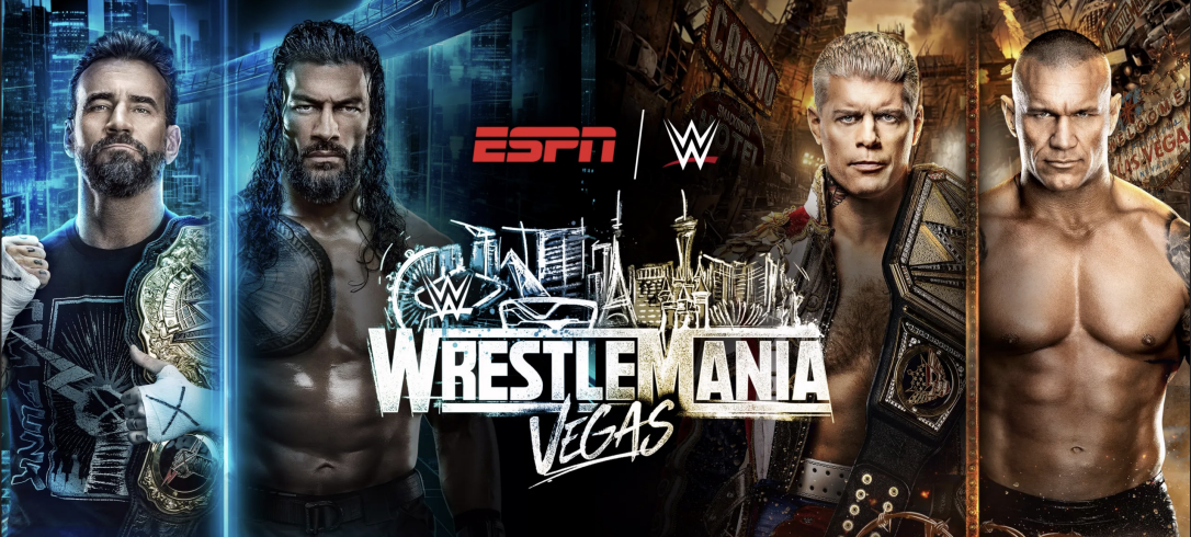 The 42nd “WrestleMania” event is being held in Las Vegas April 18-19. It will air on ESPN at 5 p.m.