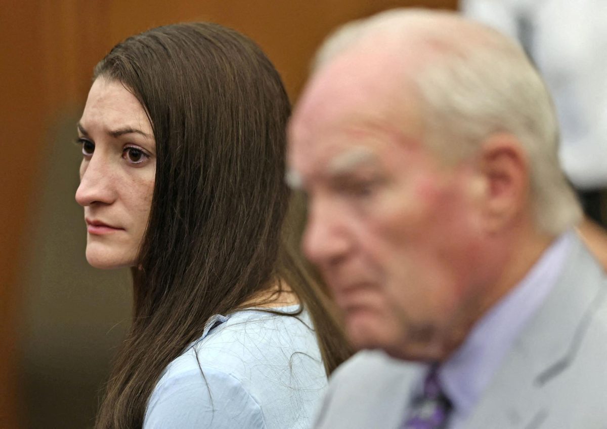 Lindsay Clancy and attorney Kevin Reddington watch jurors in her murder trial as Judge William Sullivan asks them to continue deliberations, in Plymouth, Massachusetts, U.S., September 2, 2026. 
