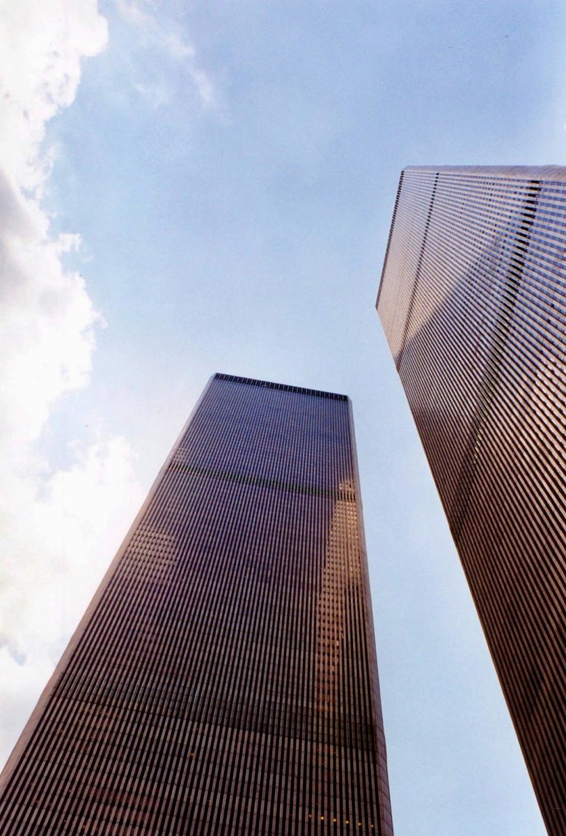 1999 Twin Towers of the World Trade Center in New York City.