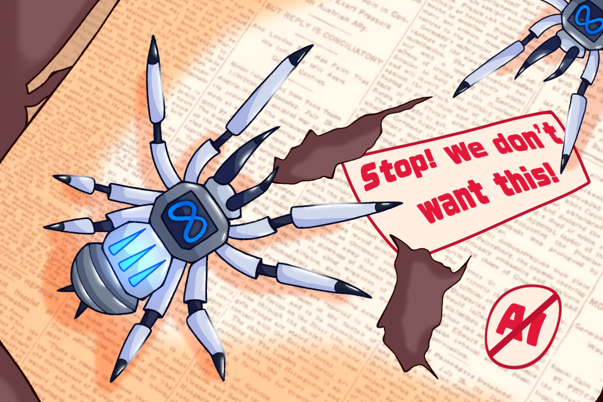 Meta spider bots get caught in their own web
