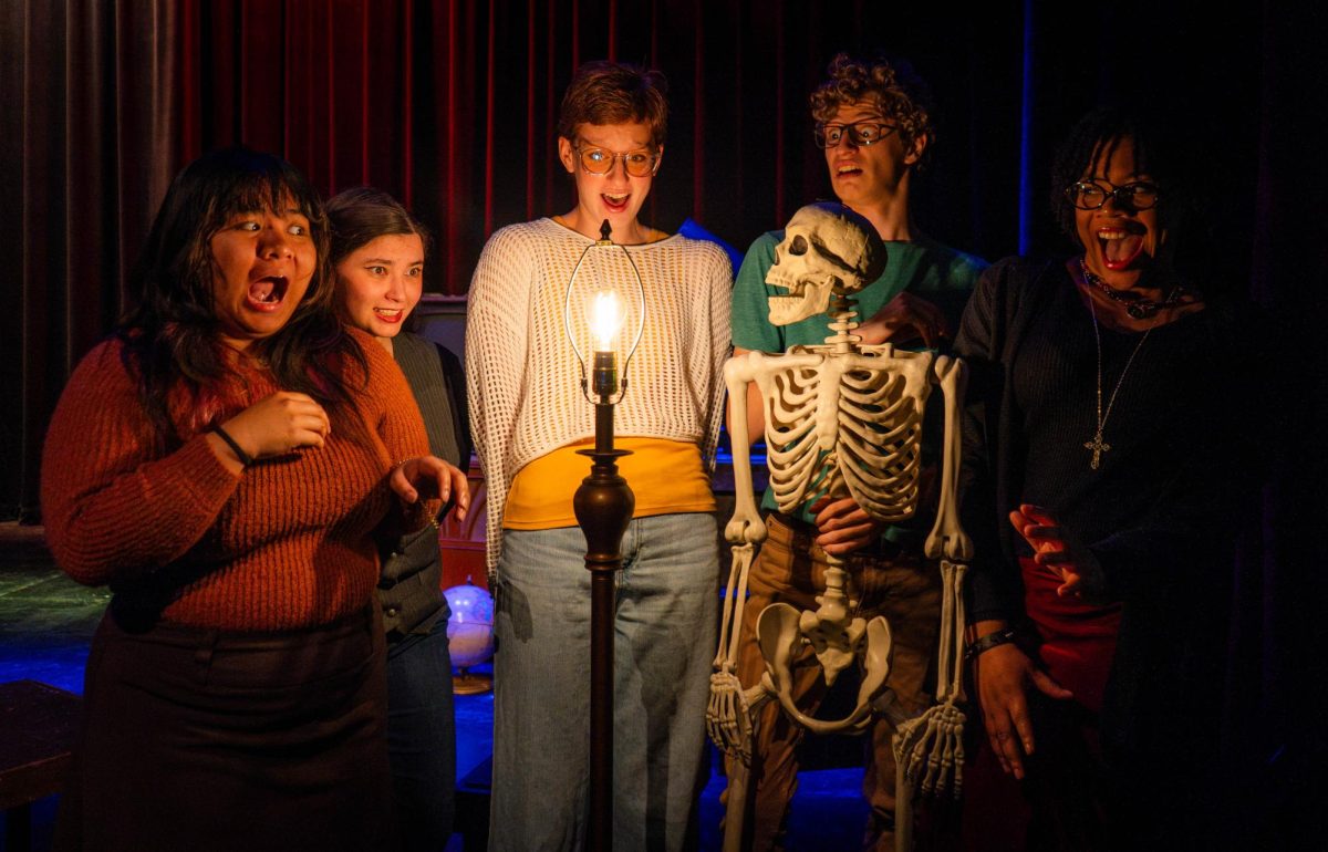 The play “GHOSTlight Gallery,” begins at 7:30 p.m. and runs Oct. 29–31 in the Joe B. Rushing Center for the Performing Arts Mainstage 
Theater. The cast features Hannah Falguera, Sarina Kissel, Piper Cennamo, Owen Maddox and Toby Hollowell. 